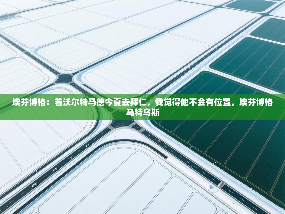 开云体育PC版网页版登录-埃芬博格：若沃尔特马德今夏去拜仁，我觉得他不会有位置，埃芬博格马特乌斯